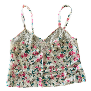 Vintage Victoria's Secret Lace Floral Camisole Top M